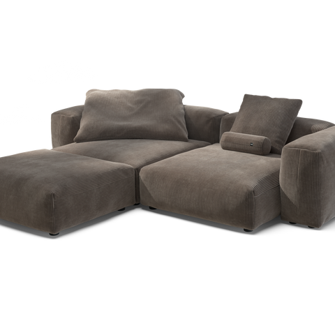 miura様 ao sofa vetsak | Sofa Set 03 - Cord Velour - Mocha | Modular Sofa | 3.5