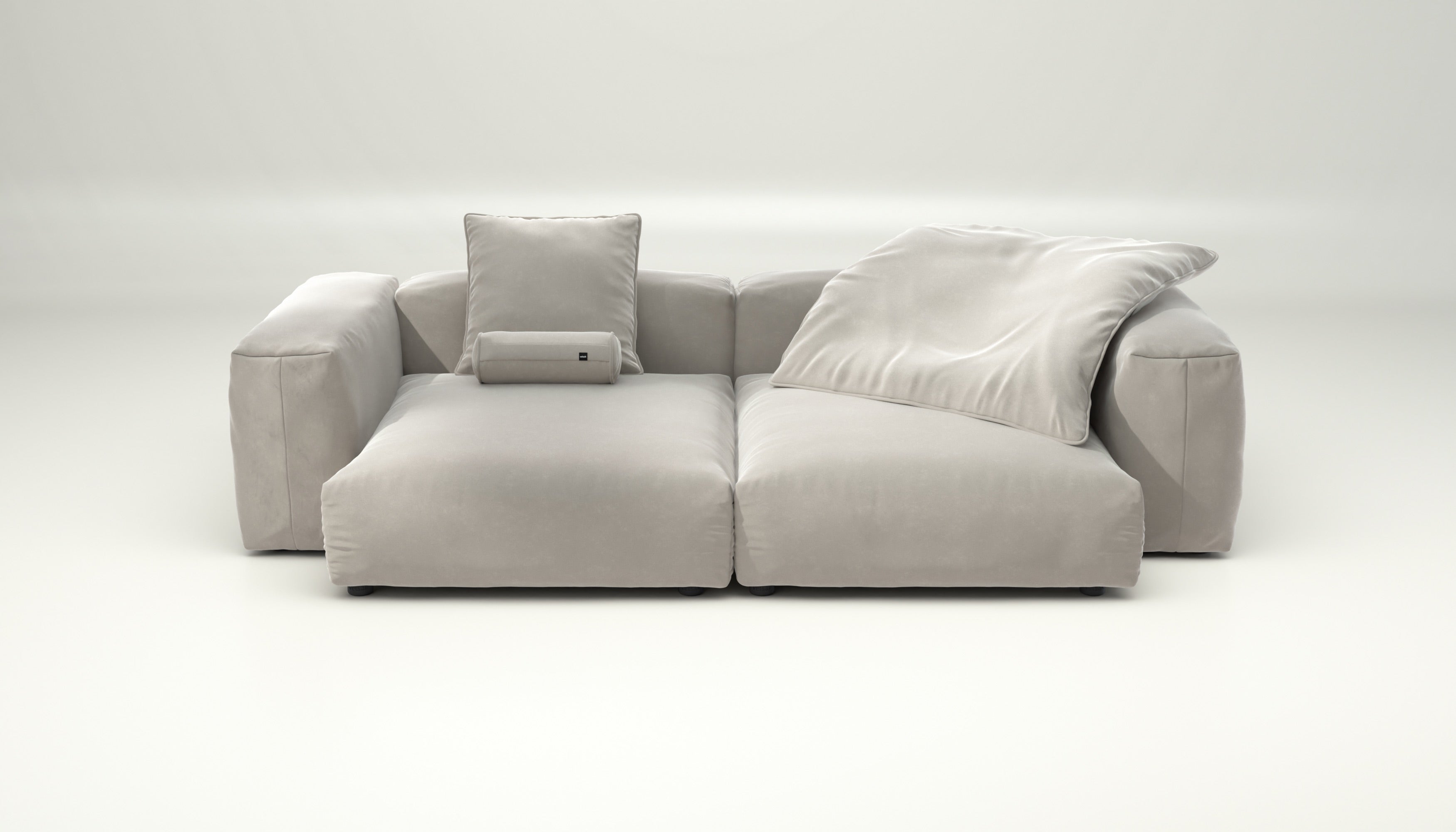 vetsak | Sofa Set 02 XLarge - Suave - Clay | Modular Sofa | 3.5