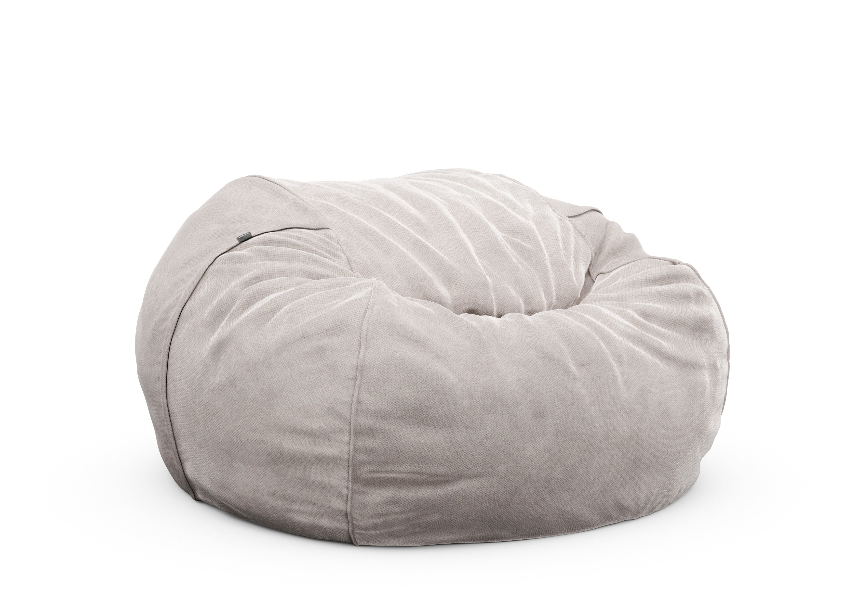 Velvet grey 2025 bean bag