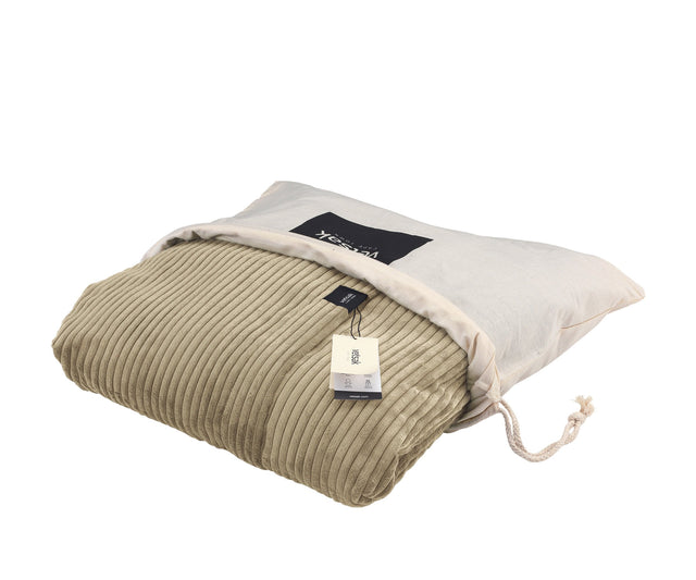 the beanbag cover - cord velour - khaki