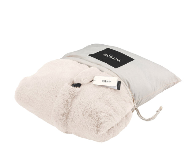 the beanbag cover - faux - fur - beige