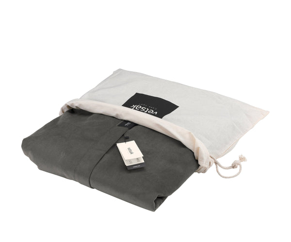 the beanbag cover - velvet - dark grey