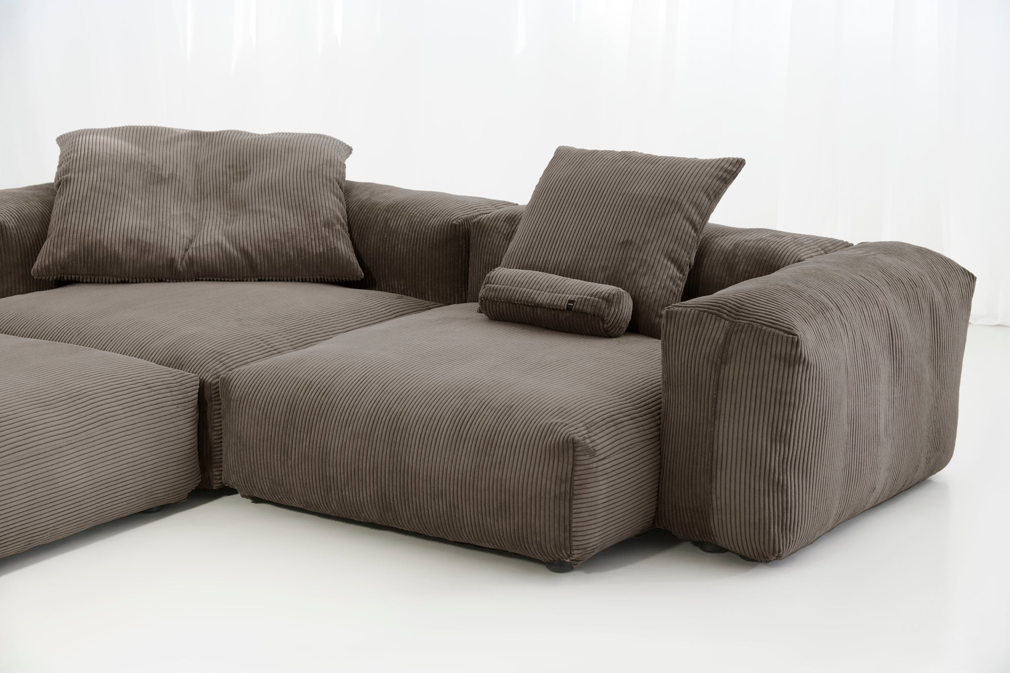 vetsak | Sofa Set 03 - cord velour - mocha | Modular Sofa | 3.5
