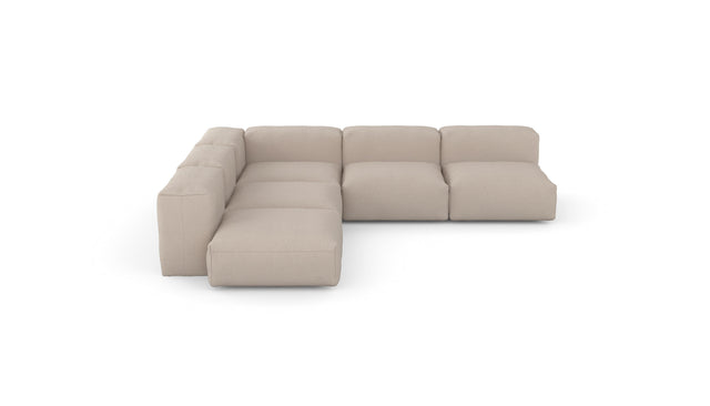 five module corner sofa - loop loop - duna - 111in x 111in