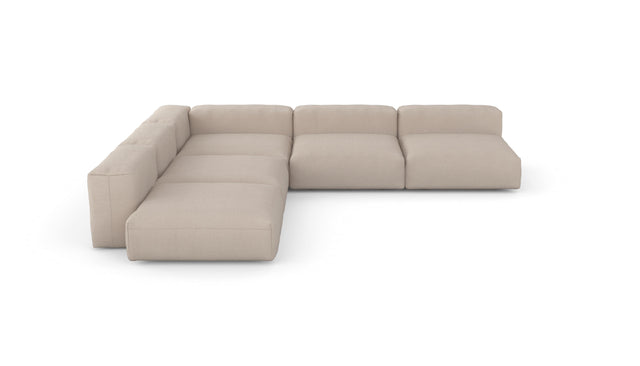 five module corner sofa - loop loop - duna - 135in x 135in