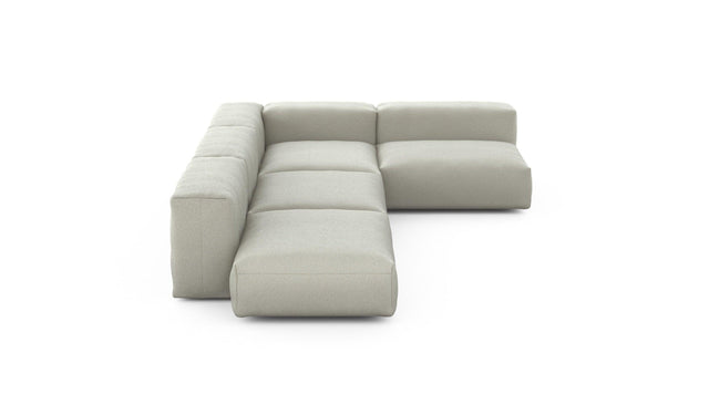 Preset four module corner sofa - linen - stone - 220cm x 346cm