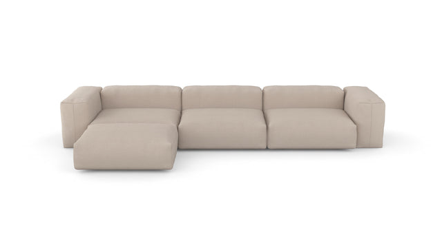 four module chaise sofa - loop loop - duna - 147in x 78in