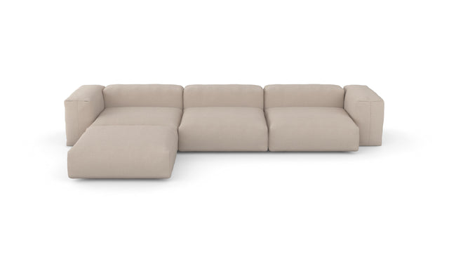 four module chaise sofa - loop loop - duna - 147in x 94in