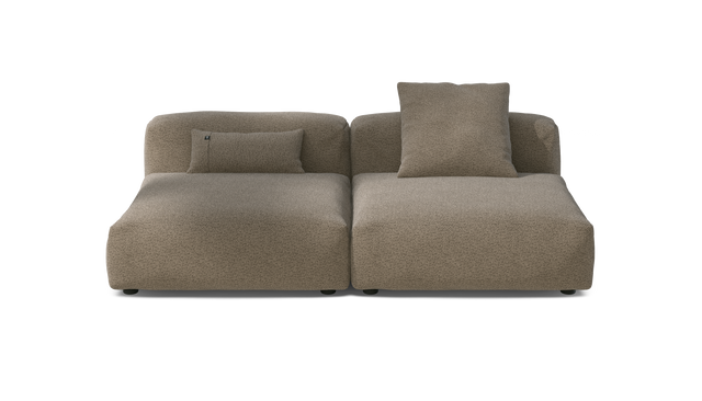 vetsak | Sofa Set 01 Large - Loop Loop - Taupe | Modular Sofa | 3.5 Seater