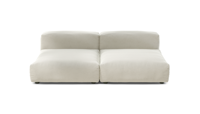 vetsak | Sofa Set 01 Large - Suave - Pearl | Modular Sofa | 3.5 Seater