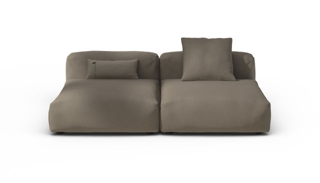 vetsak | Sofa Set 01 Large - Terrain - Driftwood | Modular Sofa | 3.5 Seater