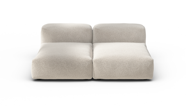 vetsak | Sofa Set 01 Medium - Nub - Creme | Modular Sofa | 2.5 Seater