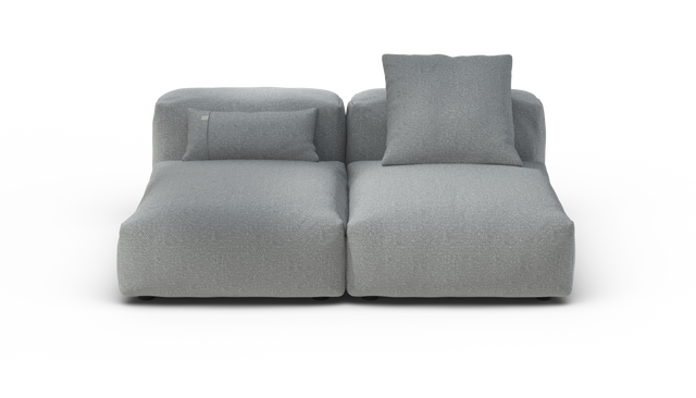 vetsak | Sofa Set 01 Medium - Ridge - Limestone | Modular Sofa | 2.5 Seater