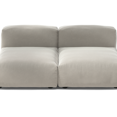 vetsak | Sofa Set 01 Medium - Suave - Clay | Modular Sofa | 2.5 Seater ...