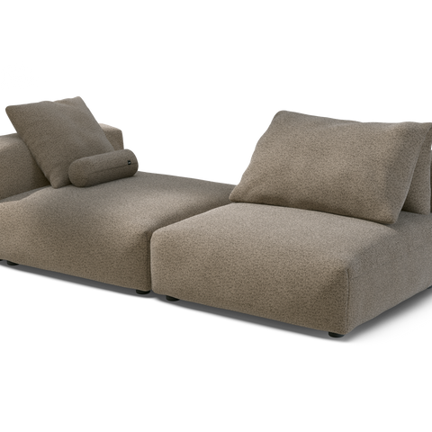 vetsak | Sofa Set 01 XLarge - Loop Loop - Taupe | Modular Sofa | 3.5 S ...