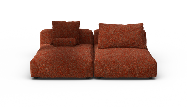 vetsak | Sofa Set 01 XLarge - Nub - Sienna | Modular Sofa | 3.5 Seater