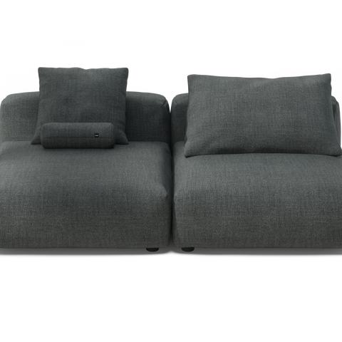 vetsak | Sofa Set 01 XLarge - Pique - Dark Grey | Modular Sofa | 3.5 S ...