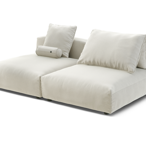vetsak | Sofa Set 01 XLarge - Suave - Pearl | Modular Sofa | 3.5 Seate ...