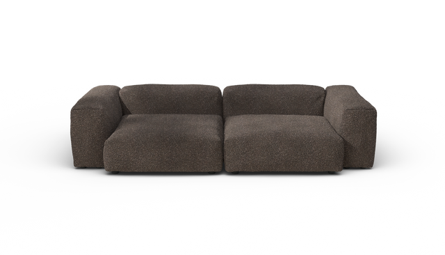 vetsak | Sofa Set 02 Large - Nub - Walnut | Modular Sofa | 3.5 Seater | Big Sofa