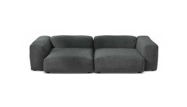 vetsak | Sofa Set 02 Large - Pique - Dark Grey | Modular Sofa | 3.5 Seater | Big Sofa