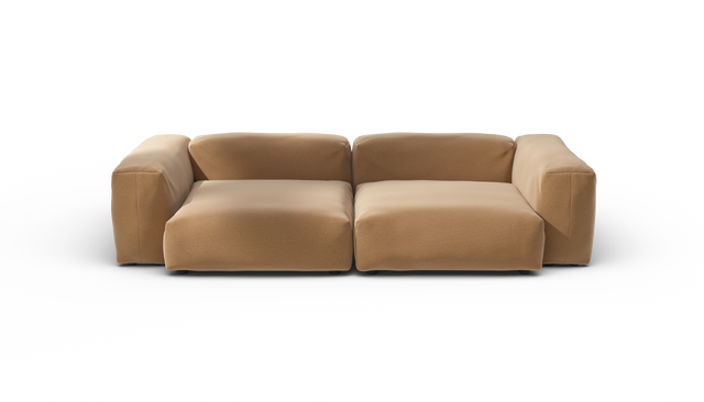 vetsak | Sofa Set 02 Large - Pique - Wheat | Modular Sofa | 3.5 Seater | Big Sofa