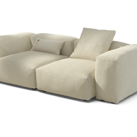 vetsak | Sofa Set 02 Medium - Loop Loop - Duna | Modular Sofa | 2.5 Se ...