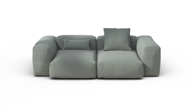 vetsak | Sofa Set 02 Medium - Breeze - Sage | Modular Sofa | 2.5 Seater | Big Sofa