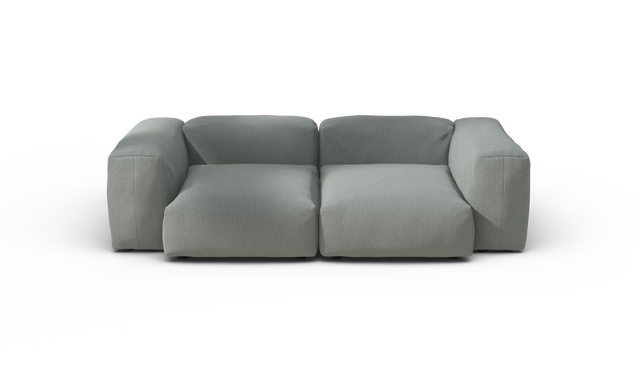 vetsak | Sofa Set 02 Medium - Breeze - Sage | Modular Sofa | 2.5 Seater | Big Sofa