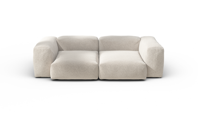 vetsak | Sofa Set 02 Medium - Nub - Creme | Modular Sofa | 2.5 Seater | Big Sofa