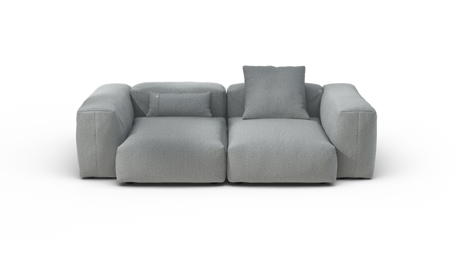 vetsak | Sofa Set 02 Medium - Ridge - Limestone | Modular Sofa | 2.5 Seater | Big Sofa