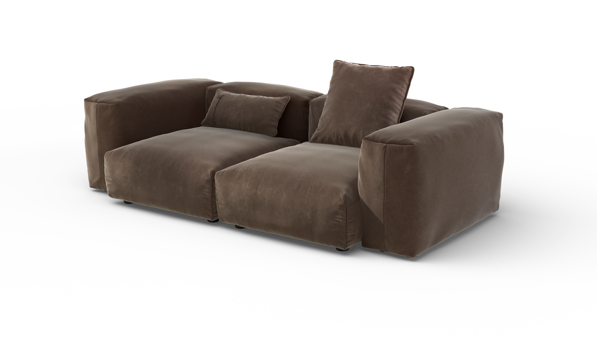 vetsak | Sofa Set 02 Medium - Suave - Espresso | Modular Sofa
