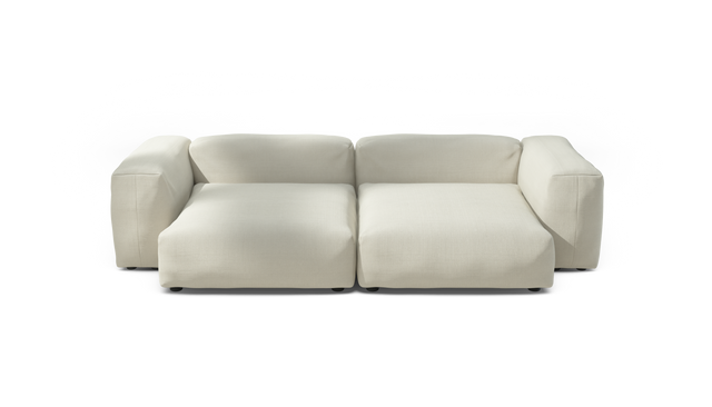 vetsak | Sofa Set 02 XLarge - Pique - Creme | Modular Sofa | 3.5 Seater | Big Sofa