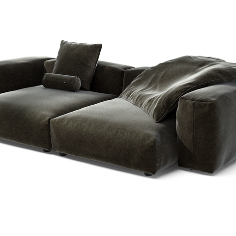 vetsak | Sofa Set 02 XLarge - Suave - Anthracite | Modular Sofa | 3.5 ...