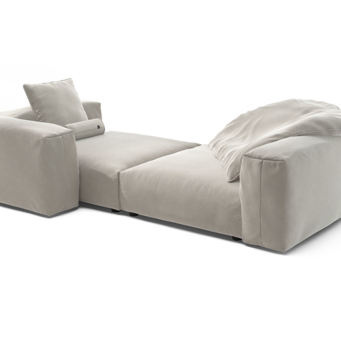 vetsak | Sofa Set 02 XLarge - Suave - Clay | Modular Sofa | 3.5 Seater ...