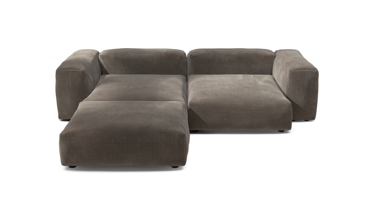 vetsak | Sofa Set 03 - Cord Velour - Mocha | Modular Sofa