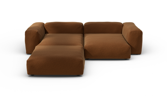 vetsak | Sofa Set 03 - Pebble - Sundried | Modular Sofa | 3.5 Seater | Big Sofa | Corner Sofa