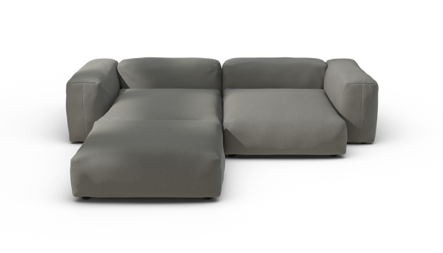 vetsak | Sofa Set 03 - Terrain - Flint | Modular Sofa | 3.5 Seater | Big Sofa | Corner Sofa