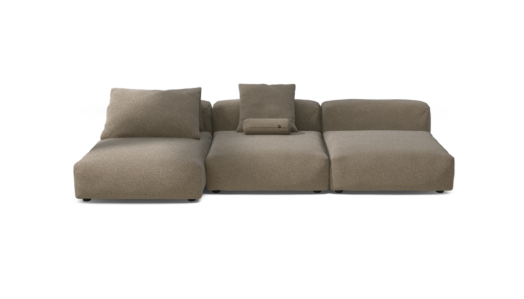 vetsak | Sofa Set 04 - Loop Loop - Taupe | Modular Sofa | 5 Seater | B ...