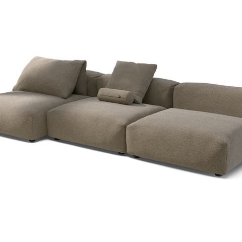vetsak | Sofa Set 04 - Loop Loop - Taupe | Modular Sofa | 5 Seater | B ...