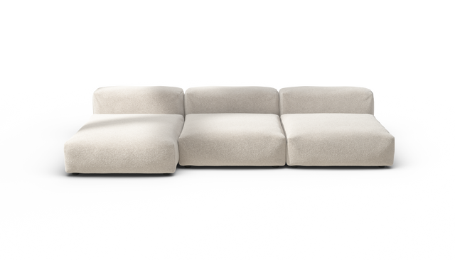 vetsak | Sofa Set 04 - Nub - Creme | Modular Sofa | 5 Seater | Big Sofa