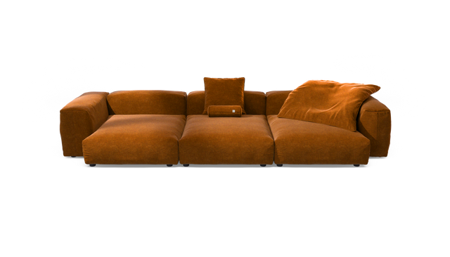 vetsak | Sofa Set 05 - Suave - Honey | Modular Sofa | 5 Seater | Big Sofa | Corner Sofa