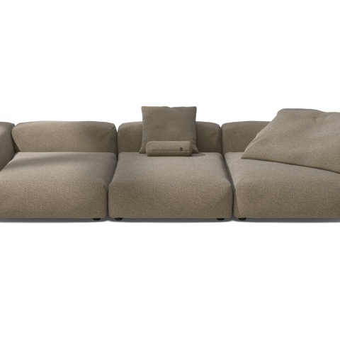 vetsak | Sofa Set 05 - Loop Loop - Taupe | Modular Sofa | 5 Seater | B ...