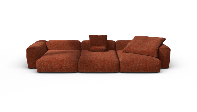 vetsak | Sofa Set 05 - Nub - Sienna | Modular Sofa | 5 Seater | Big Sofa | Corner Sofa