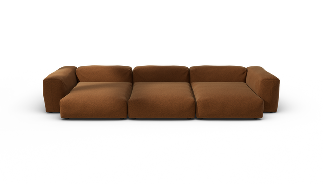 vetsak | Sofa Set 05 - Pebble - Sundried | Modular Sofa | 5 Seater | Big Sofa | Corner Sofa
