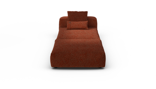 vetsak | Sofa Set 07 - Sun Lounger - Nub - Sienna | Modular Sofa | 2 Seater | Daybed | Chaiselounge