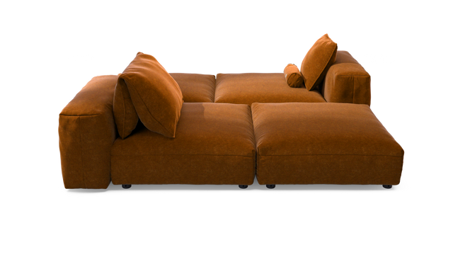 vetsak | Sofa Set 08 - Daybed - Suave - Honey | Modular Sofa | 6 Seater | Outdoor Island | Double lounger