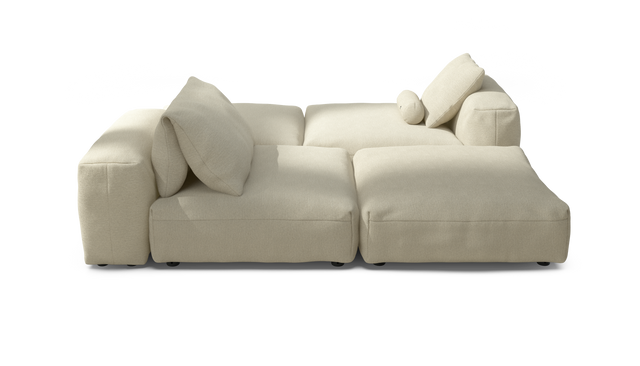 vetsak | Sofa Set 08 - Daybed - Loop Loop - Duna | Modular Sofa | 6 Seater | Outdoor Island | Double lounger