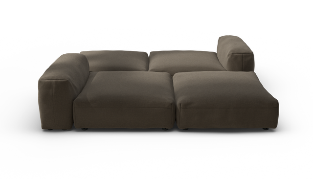 vetsak | Sofa Set 08 - Daybed - Breeze - Brown | Modular Sofa | 6 Seater | Outdoor Island | Double lounger