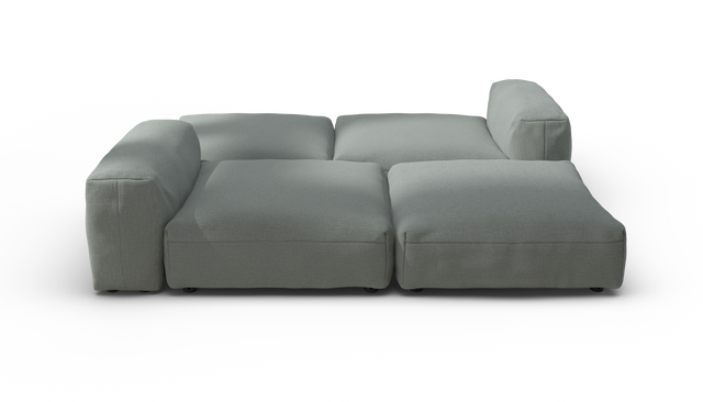vetsak | Sofa Set 08 - Daybed - Breeze - Sage | Modular Sofa | 6 Seater | Outdoor Island | Double lounger