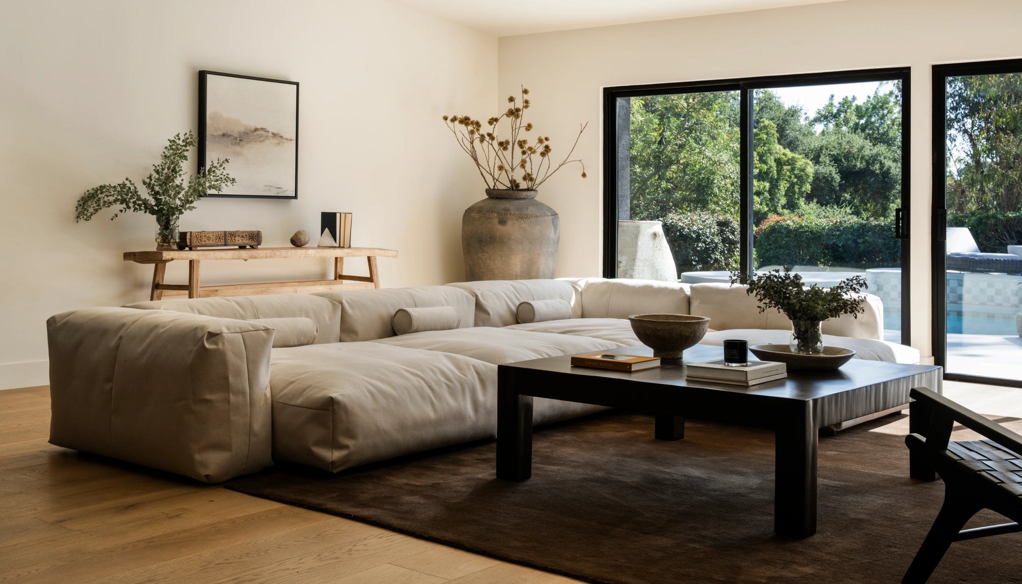 vetsak | Sofa Set 06 - Leather - Cacao | Modular Sofa | 6.5 Seater